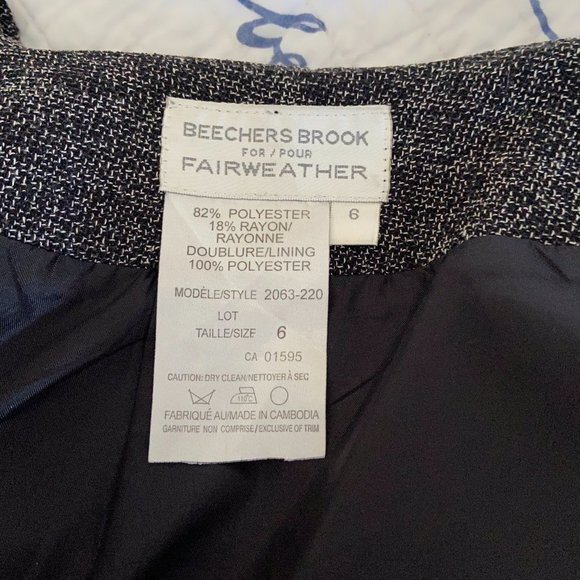 🎀 3 for $45 Grey Beechers Brook Career Wear Skirt. EUC Sz6 - Picture 6 of 6